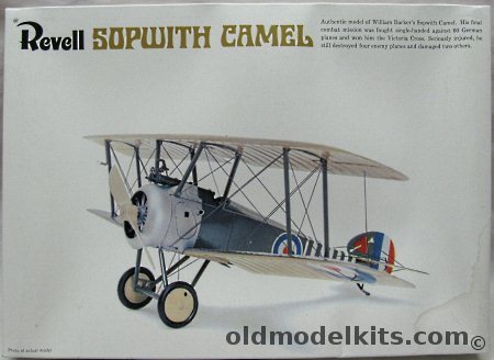 Revell 1/28 William Barker's Sopwith Camel, H291-200 plastic model kit